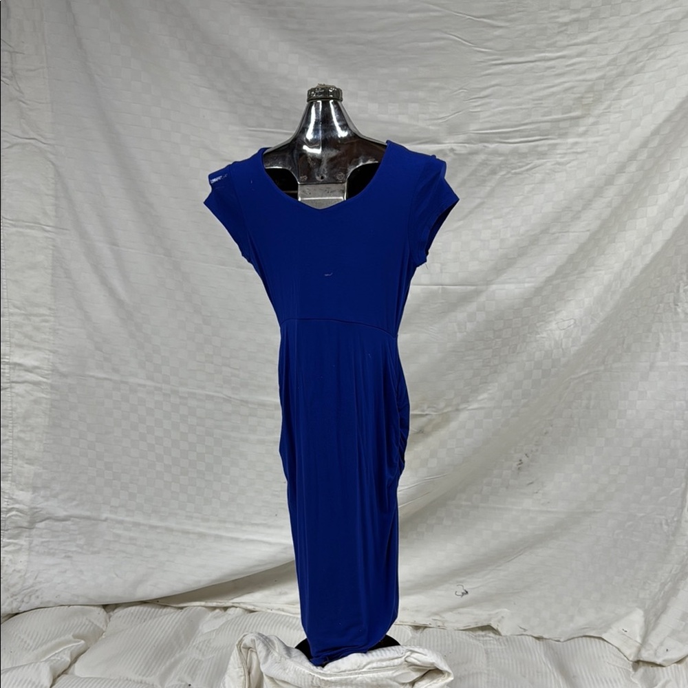 Elegant Blue Women's Dress